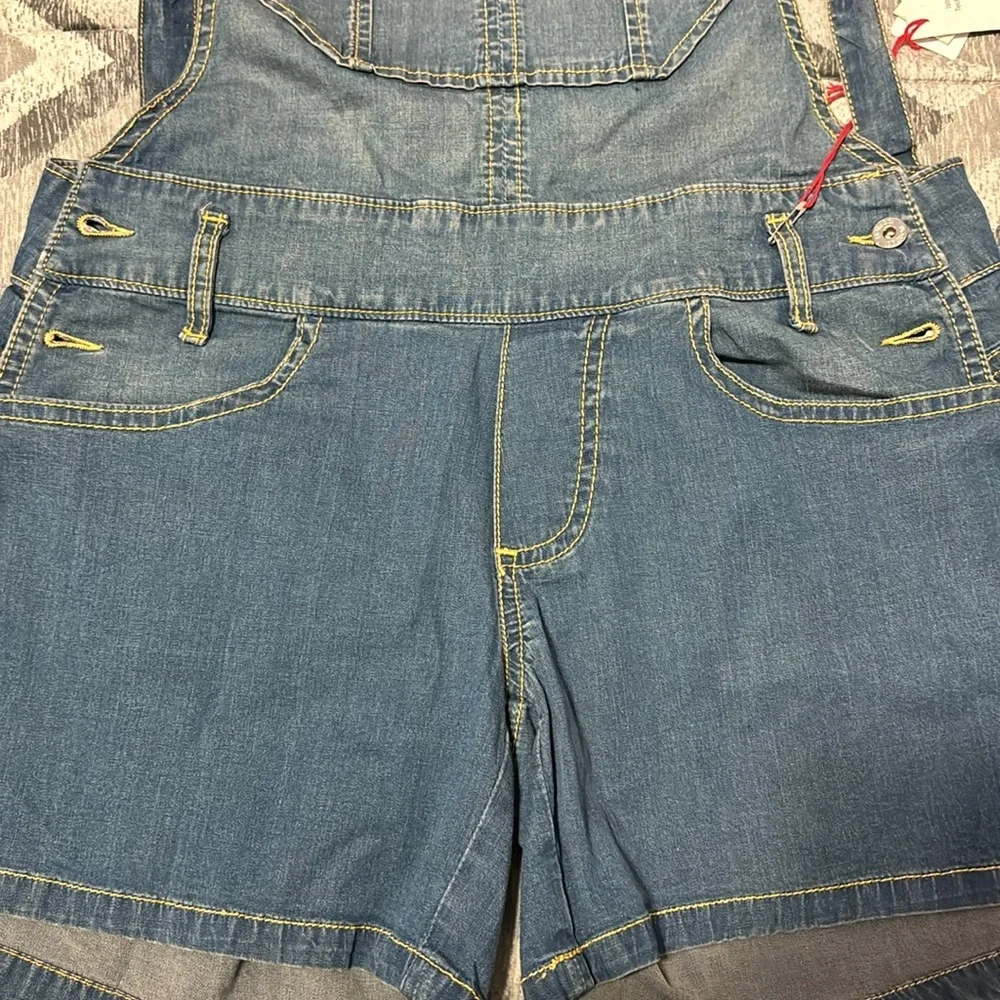Fiorucci Denim Overalls Shorts